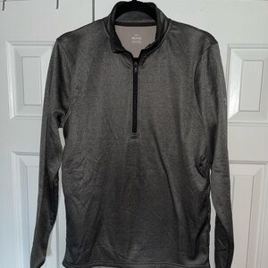 Men’s Gray Under Armour Quarter-Zip Pullover size Small